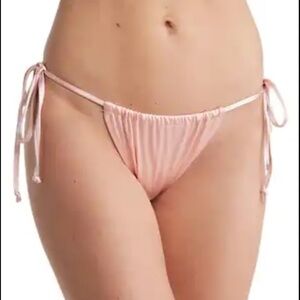 2/$30 Good American Tiny Ties Bikini Bottom – Light Pink – Size 2 Medium